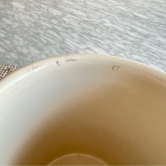 Rustic Stoneware Utensil Holder 6x5 - Picture 3 of 6